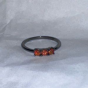 Three stone ring